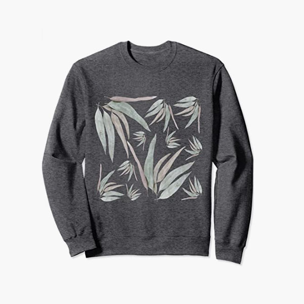 Eucalyptus Rustic Leaves Pattern Sweatshirt