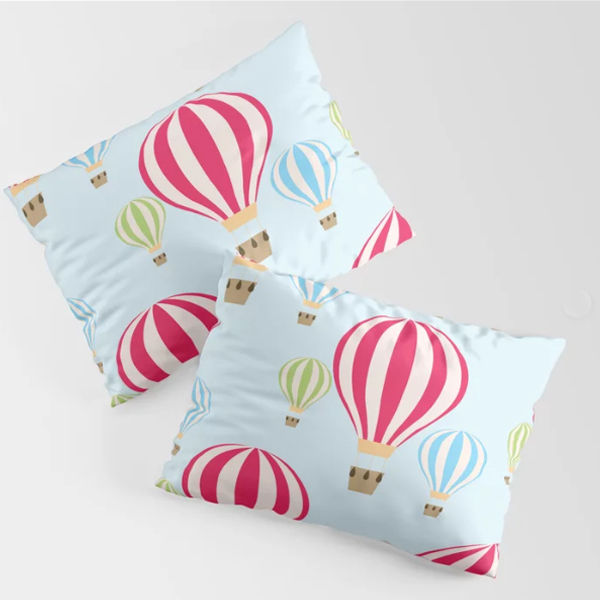 Hot Air Balloon Pattern/Pillow Sham