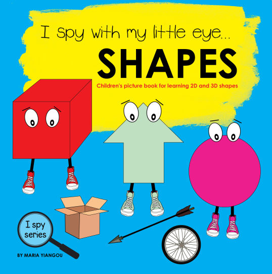 I spy with my little eye... SHAPES book