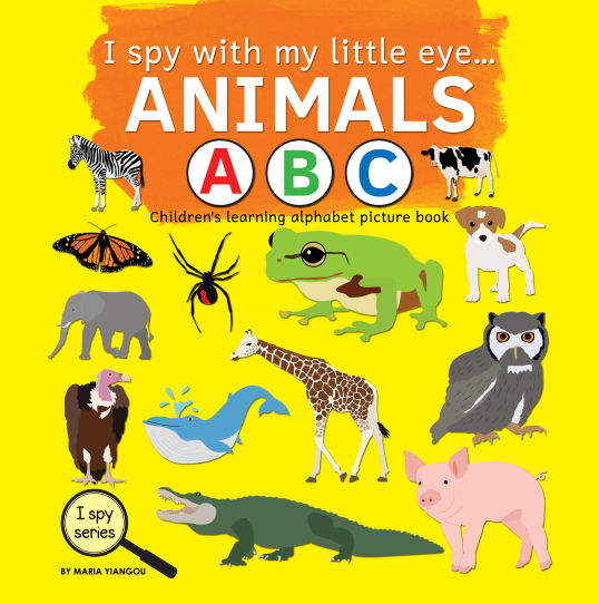 I spy with my little eye... ANIMALS ABC book
