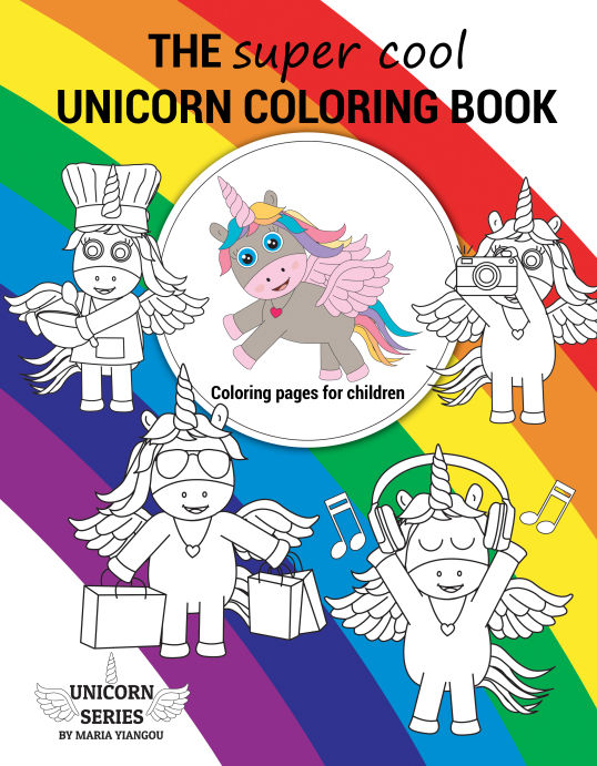 THE super cool UNICORN COLORING BOOK