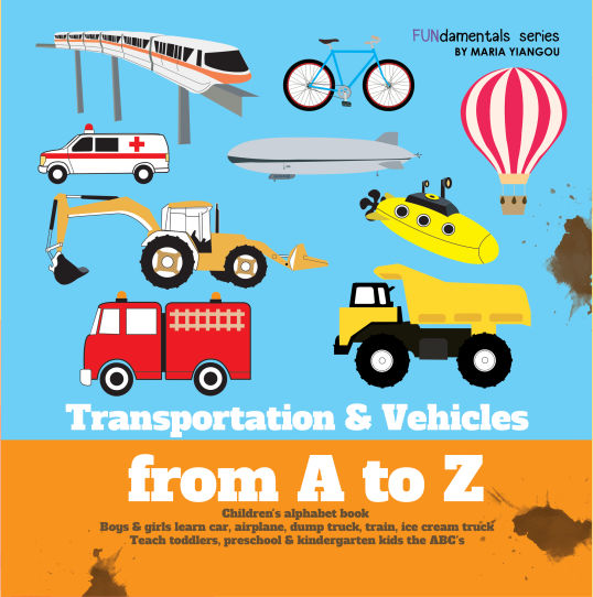 Transportation & Vehicles from A to Z kindle books