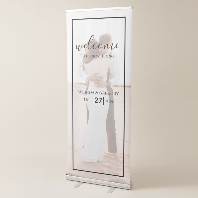 Elegant Minimalist Photo Wedding Invitations & Stationery